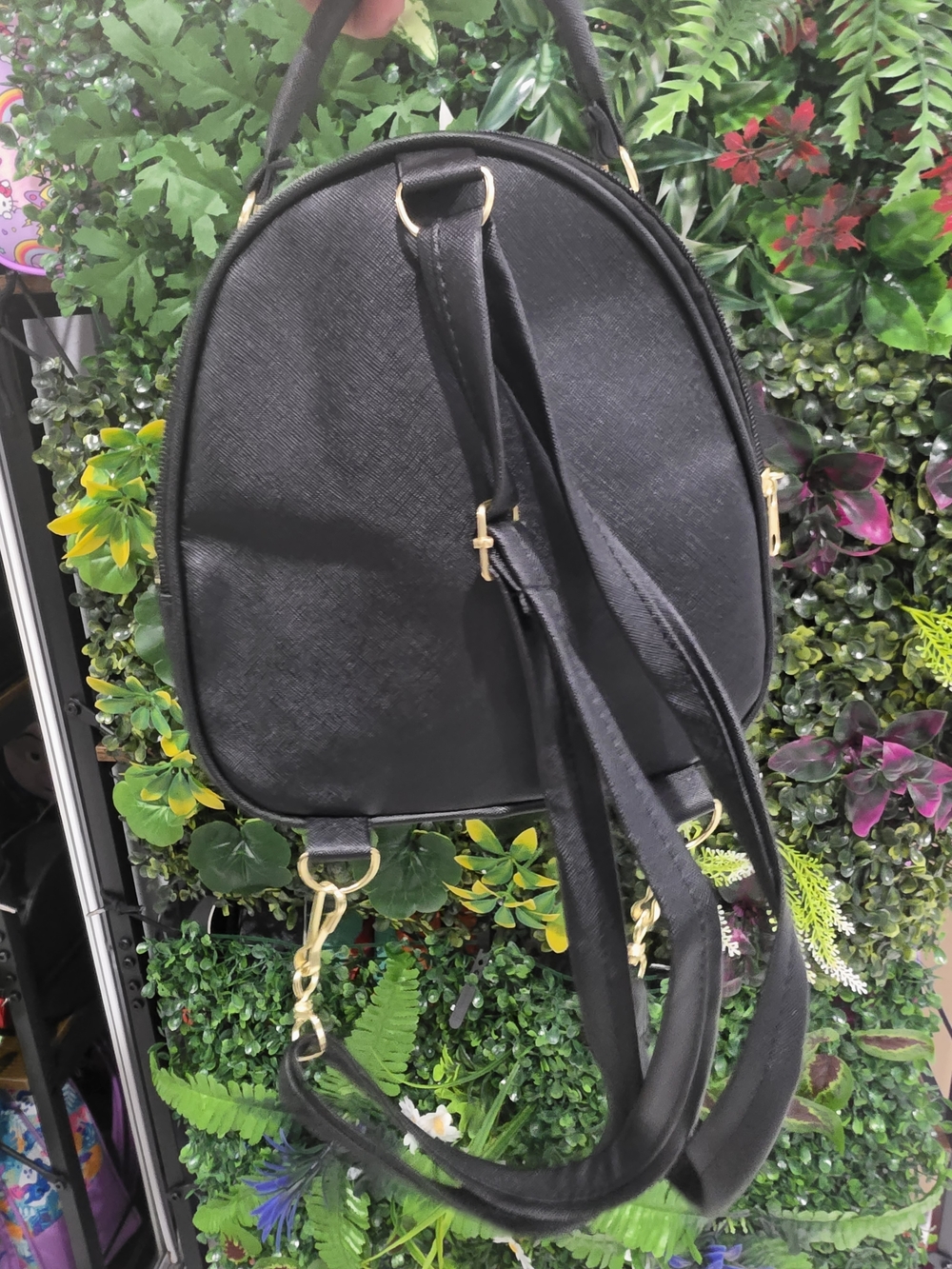 Peanuts Snoopy Black Mini Backpack Bag - Picture 8 of 8